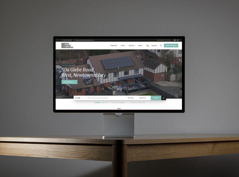Estate agency website design: a high-performance property platform